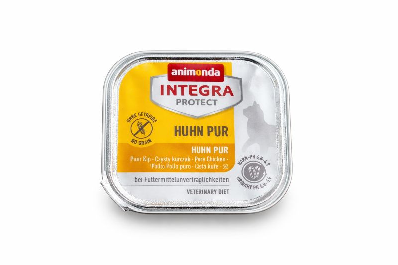 Animonda Integra Huhn pur Nassfutter für Katzen Schale