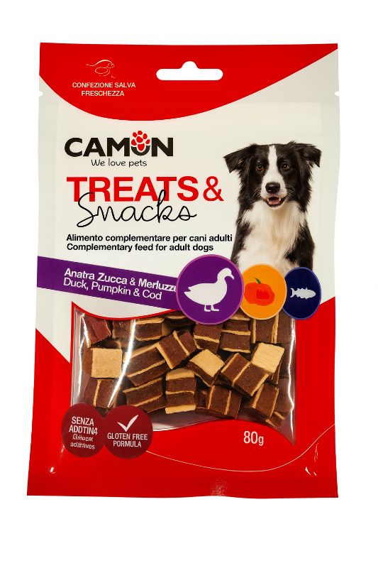 Camon Snacks Ente und Kürbis für Hunde