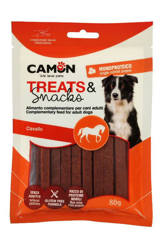 Camon Snacks Pferdestreifen für Hunde