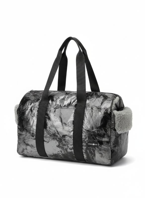 Hundetasche schwarz meliert
