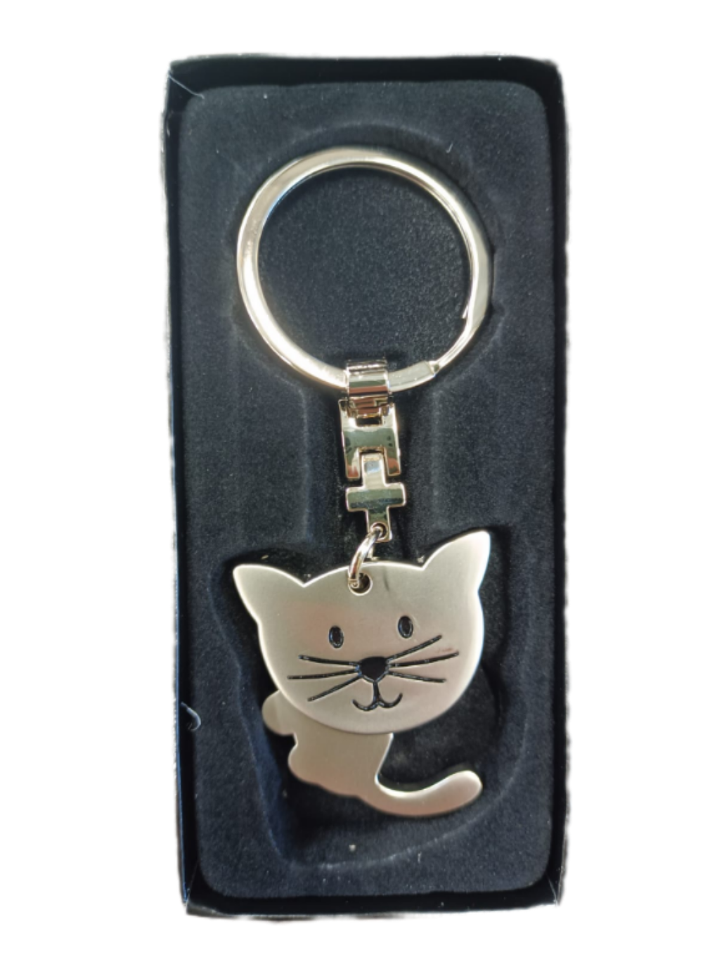 Schlüsselanhänger lächelnde Katze