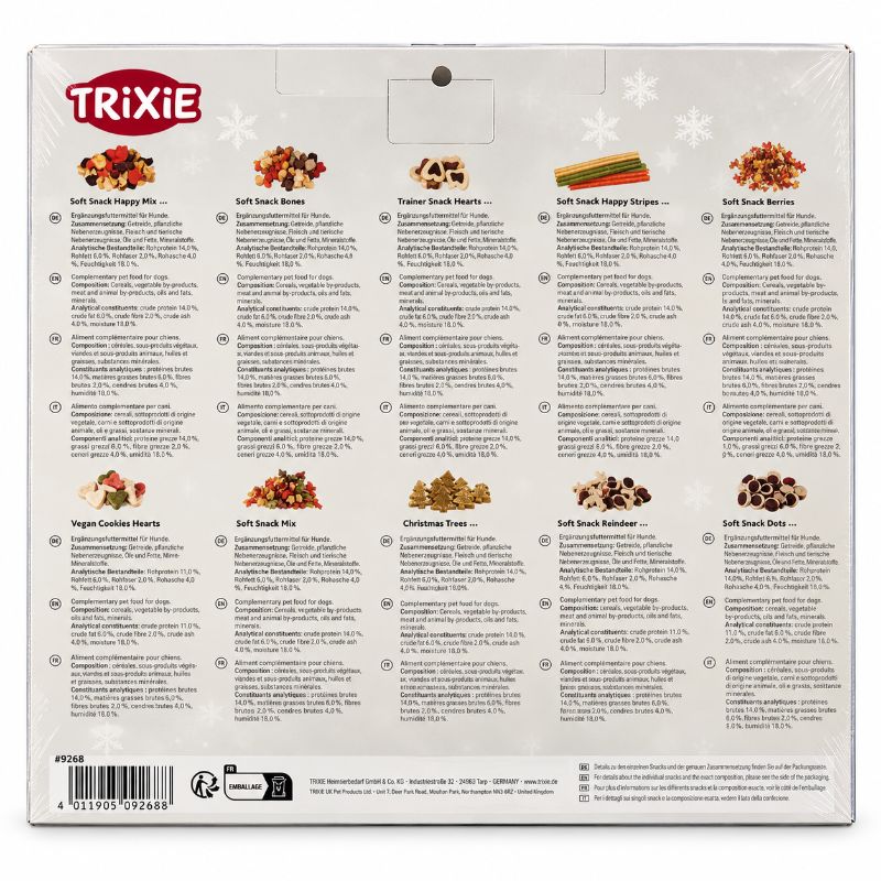 TRIXIE Adventskalender für Hunde Rückseite