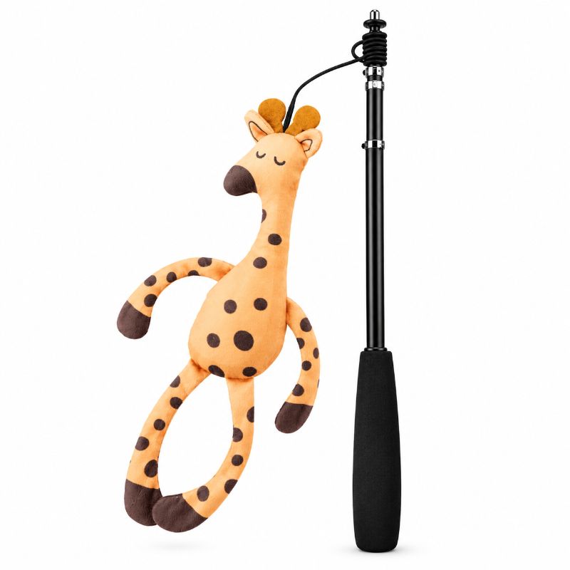 Trixie Katzenspielzeug Giraffe mit Spielangel