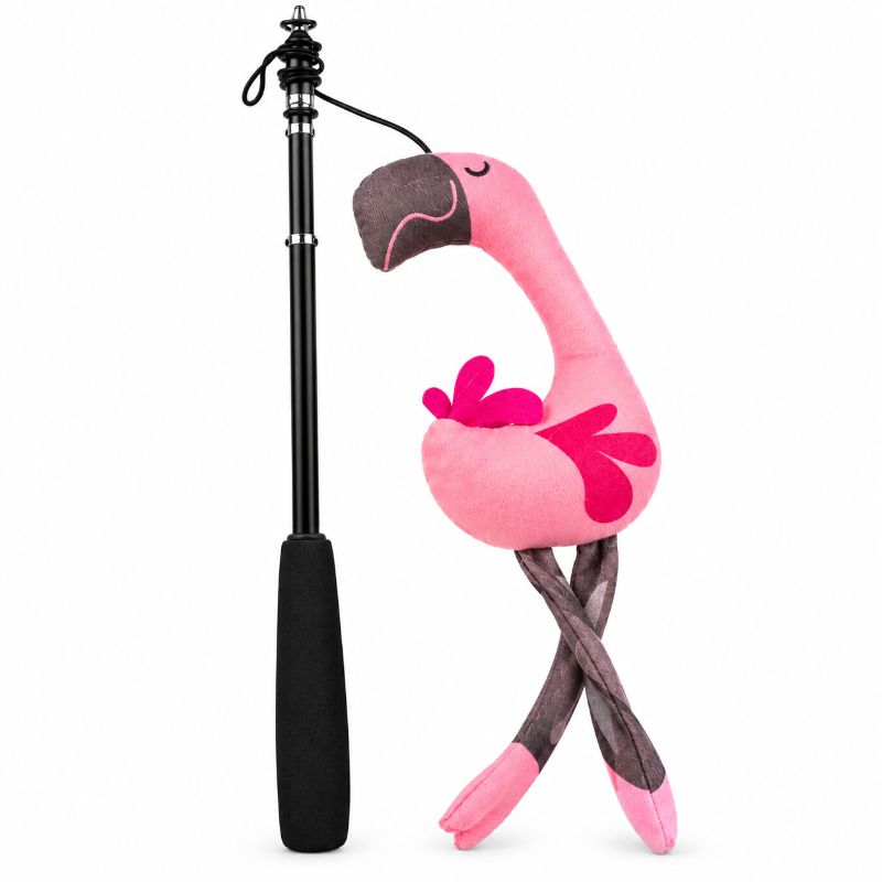 Trixie Teleskop-Katzenangel mit Flamingo
