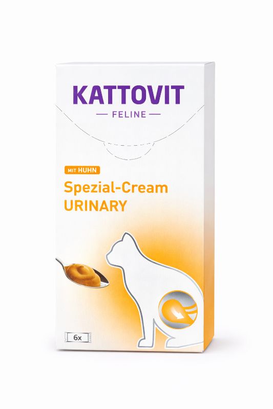 Kattovit Urinary Spezial-Cream mit Huhn 6x15g