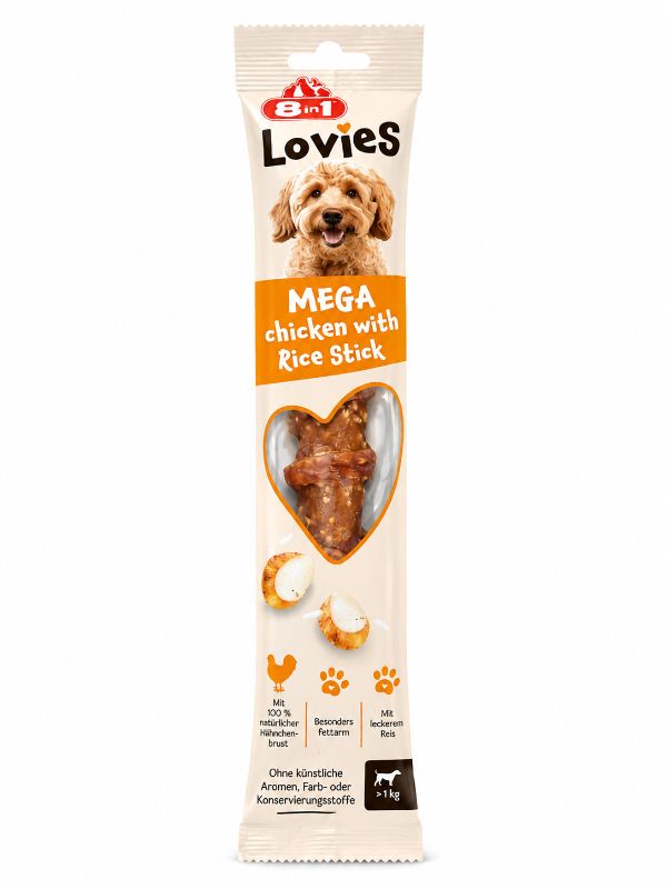 8in1 Lovies MEGA Chicken with Rice Stick