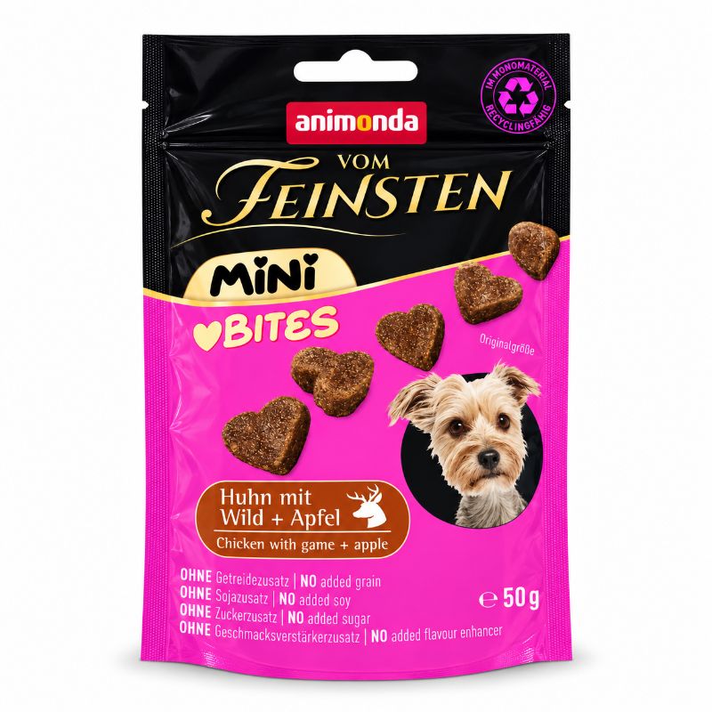 Animonda Vom Feinsten Mini Bites – Huhn mit Wild & Apfel
