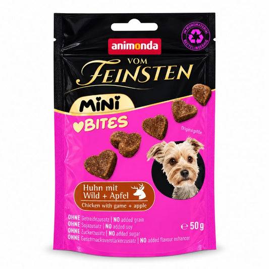 Animonda Vom Feinsten Mini Bites – Huhn mit Wild & Apfel