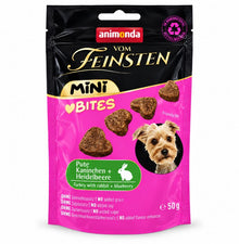Animonda Vom Feinsten Mini Bites – Pute mit Kaninchen & Heidelbeere