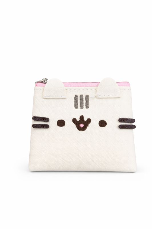 Börse Cat face weiss mit Katzengesicht 