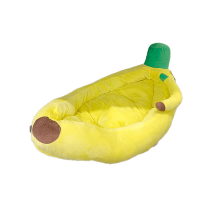 Bett Banane weisser Hintergrund