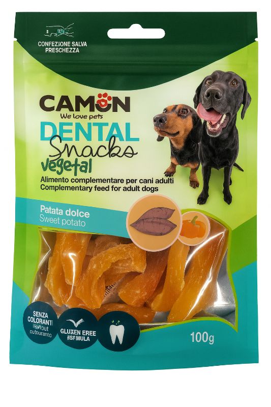 Camon Süsskartoffel Snack Dental vegetarisch für Hunde