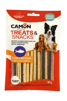 Camon Snacks Fisch in Streifen für Hunde