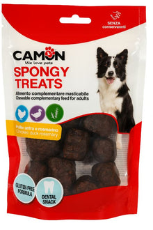 Camon Spongy Treats Huhn und Ente Snacks für Hunde