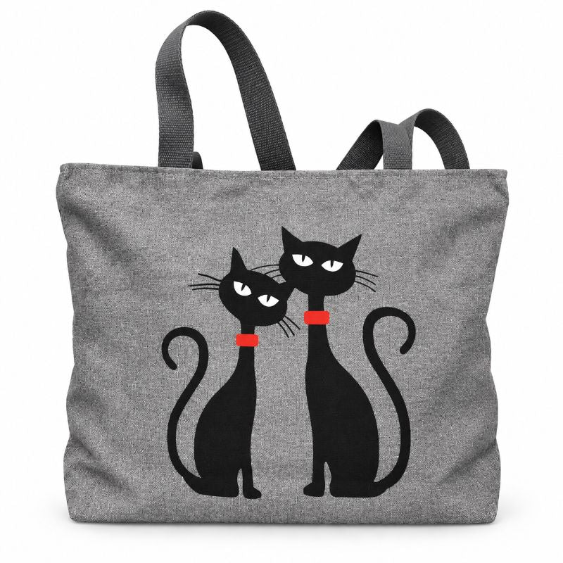 Canvas Bag VIVA Black Cats