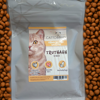 Cattobello Adult Truthahn und Huhn Katze Trockenfutter