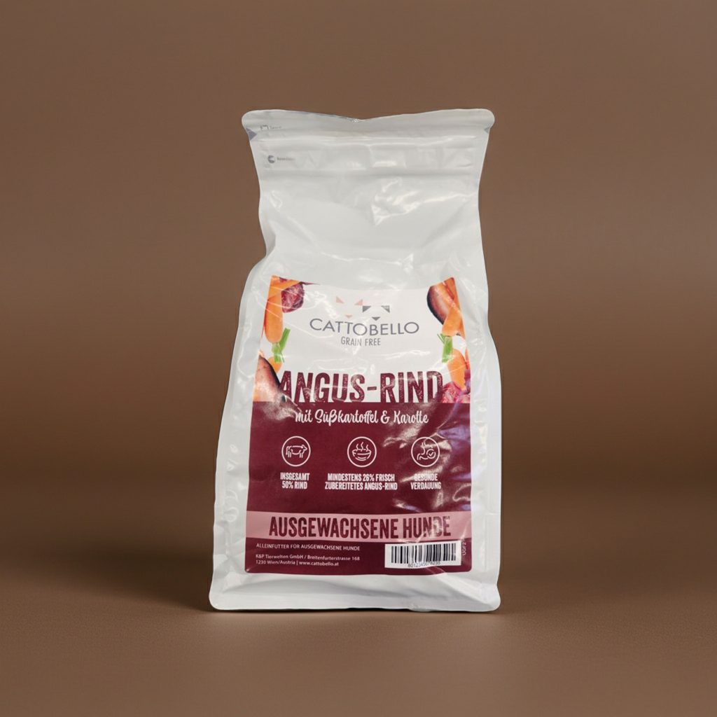 Cattobello Angus Rind für Hunde Trockenfutter