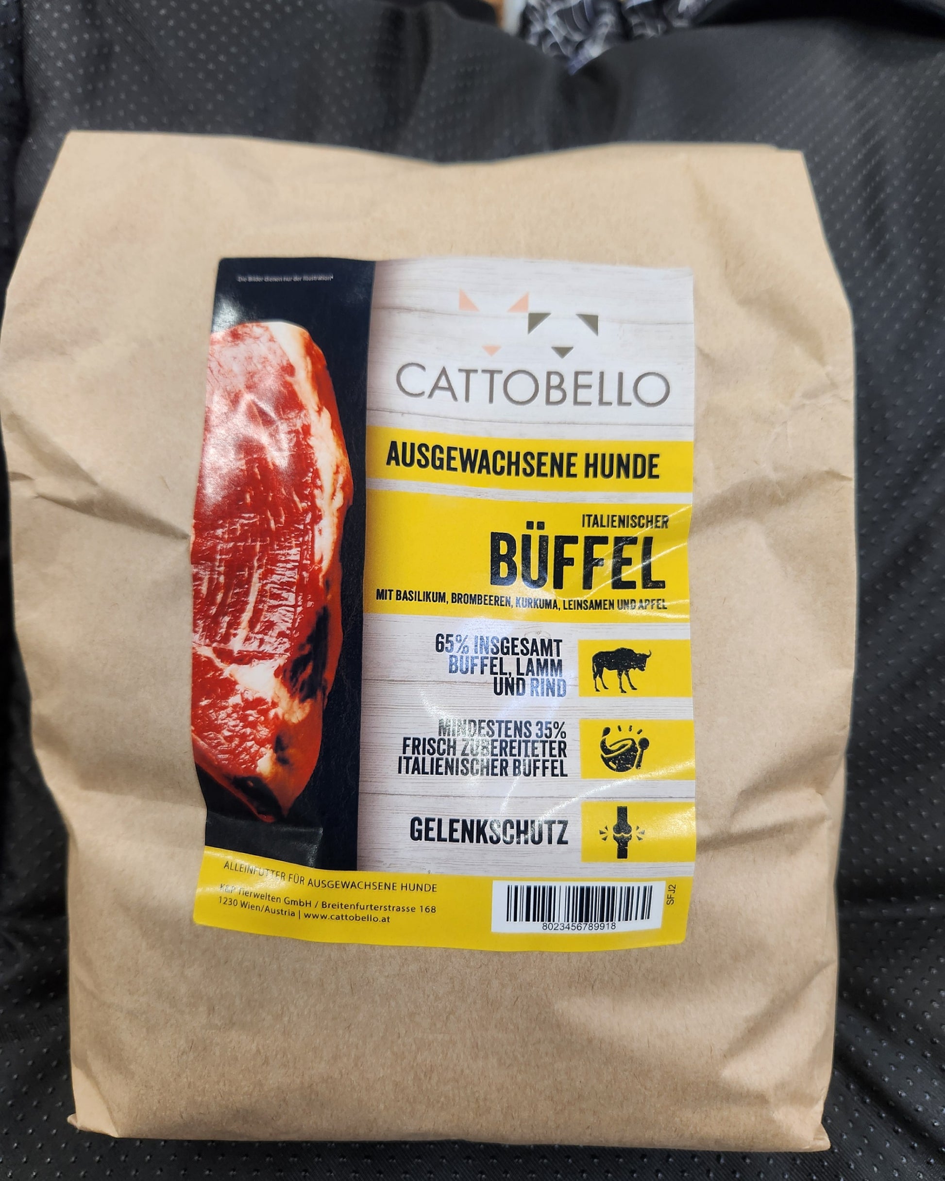 Cattobello Büffel Hund Trockenfutter