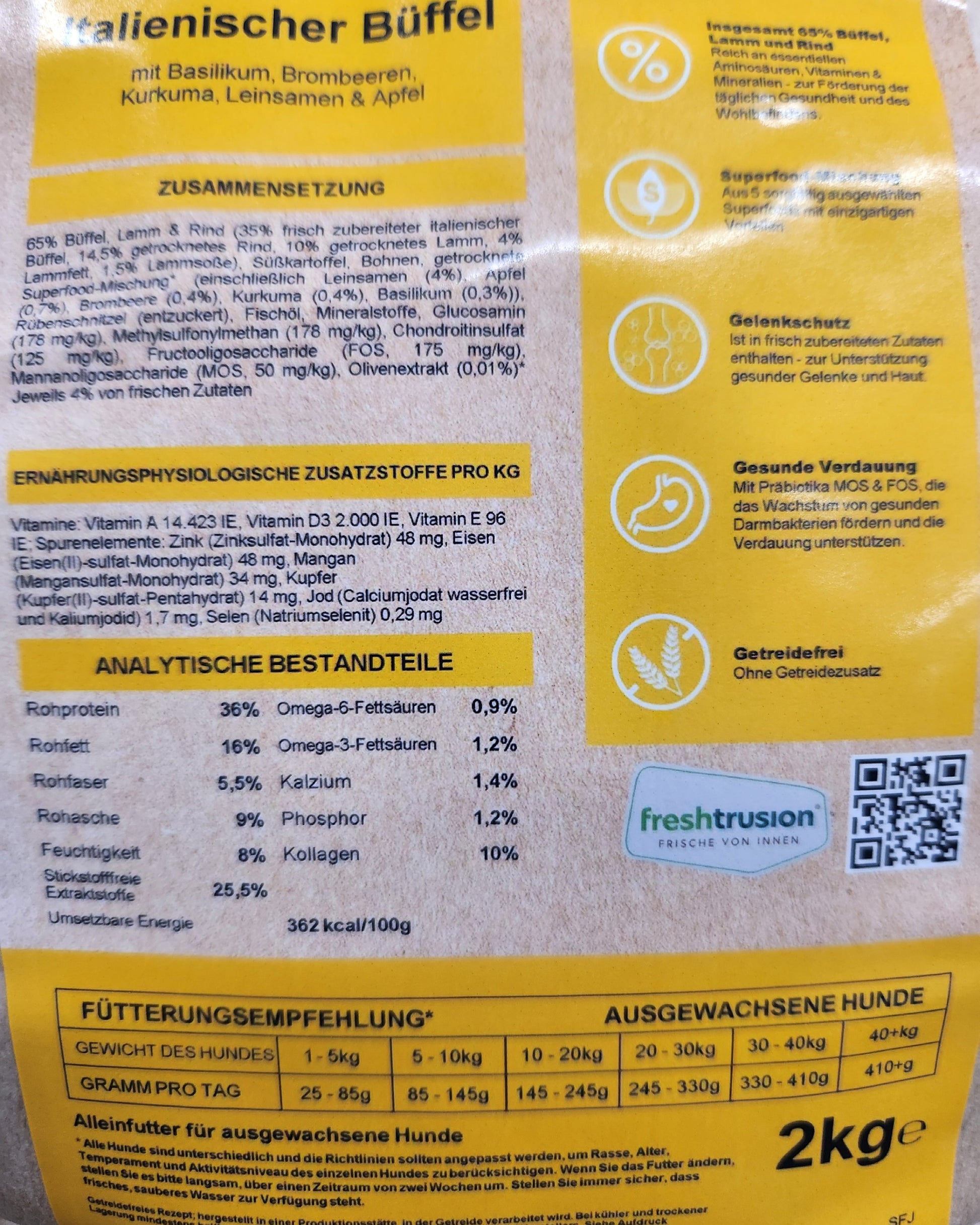 Cattobello Büffel Rückseite