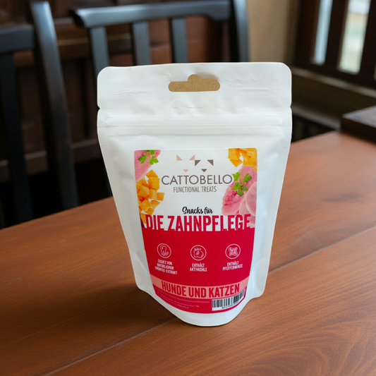 Cattobello Snacks Zahnpflege für Hunde und Katzen