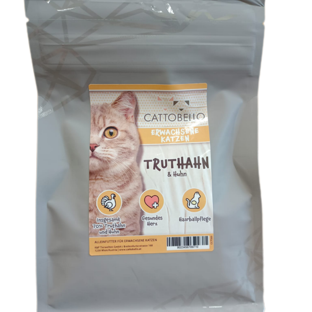Cattobello Truthahn Adult Katze trocken