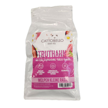 Cattobello Truthahn mit Süsskartoffeln Trockenfutter Hund