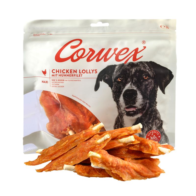 Corwex Chicken Lollys Snack für Hunde