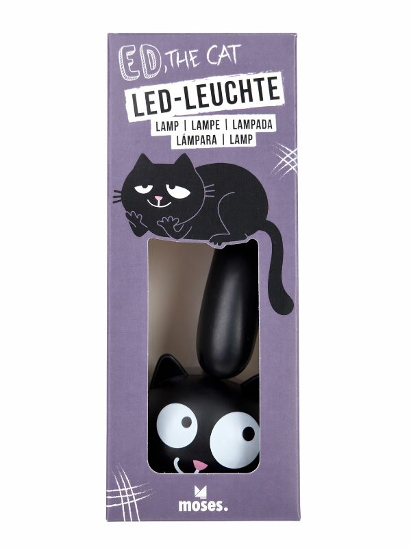 ED, THE CAT – LED-Leuchte von vorne 
