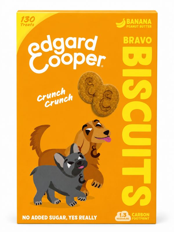 Edgard & Cooper Bravo Biscuits Banane & Erdnussbutter 