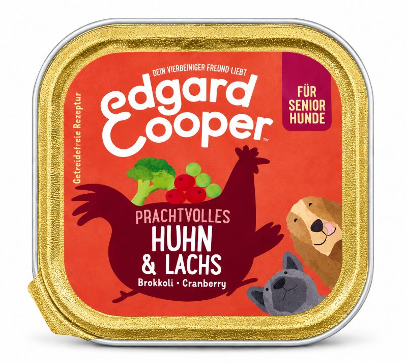 Edgard & Cooper Huhn und Lachs Senior 150g 