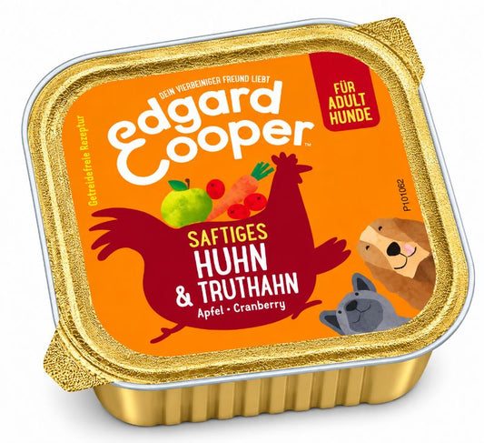 Edgard & Cooper Nassfutter Huhn & Truthahn 150g