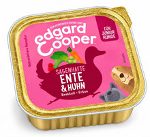 Edgard & Cooper Nassfutter für Welpen & junge Hunde – Ente & Huhn 150g