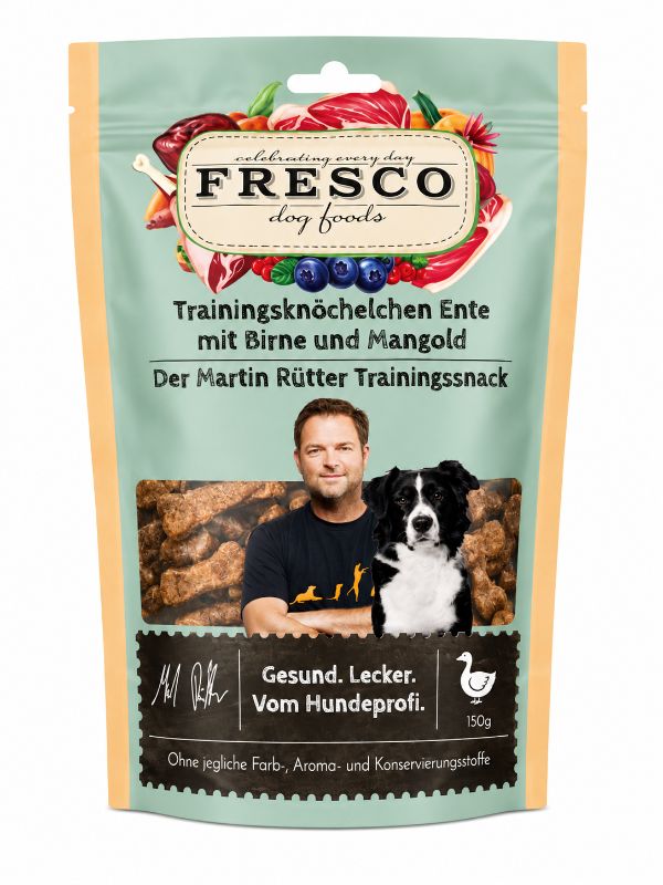 FRESCO Trainingsknöchelchen Ente mit Birne & Mangold