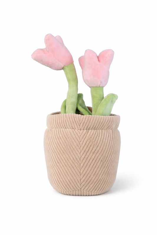 Frühlingsblumen rosa Spielzeug Plüsch für Hunde 