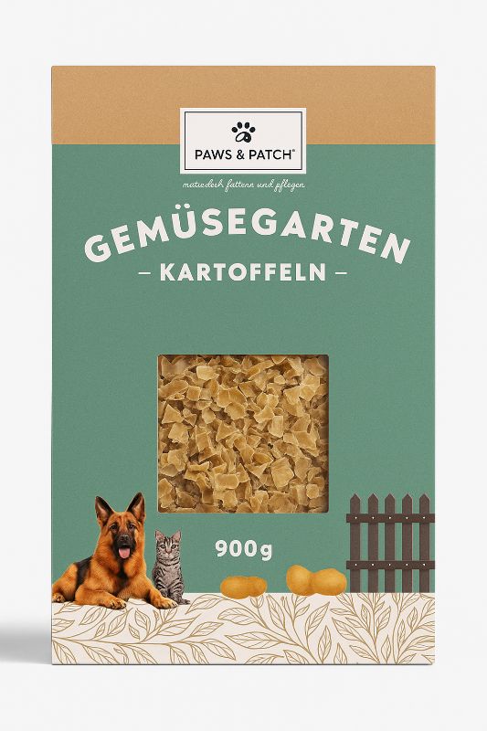 Gemüsegarten Kartoffeln trocken Flocken