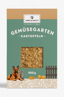 Gemüsegarten Kartoffeln trocken Flocken