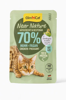 Gimcat Near Nature Huhn Fasan Katzenfutter nass soft Pate
