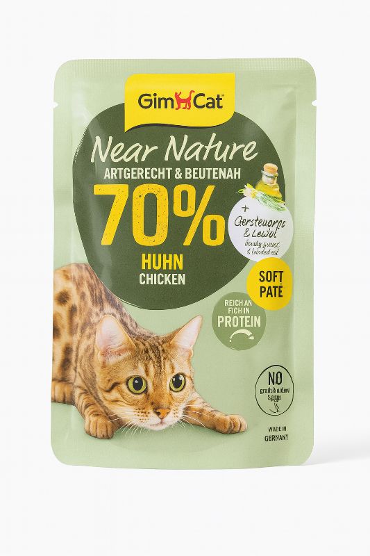 Gimcat Near Nature Huhn soft Pate Katzenfutter nass