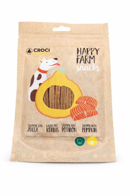Happy Farm Lachs mit Kürbis Hundesnack