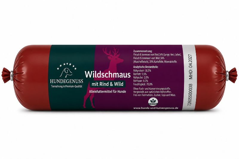 Hundegenuss Wildschmaus mit Rind & Wild