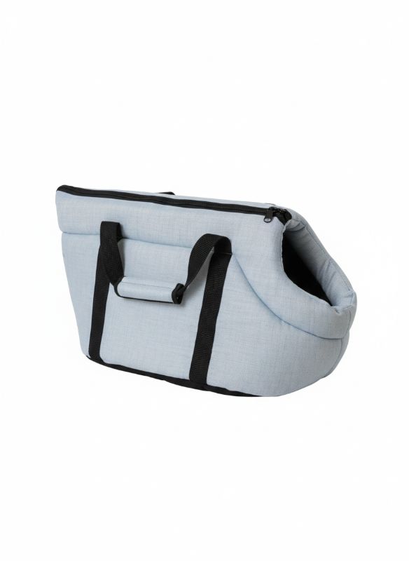Hundetasche Hellblau mi Tragegrifen