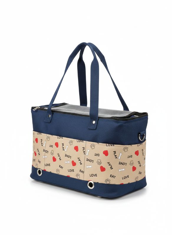 Hundetasche XS blau für Hunde und Katzen 