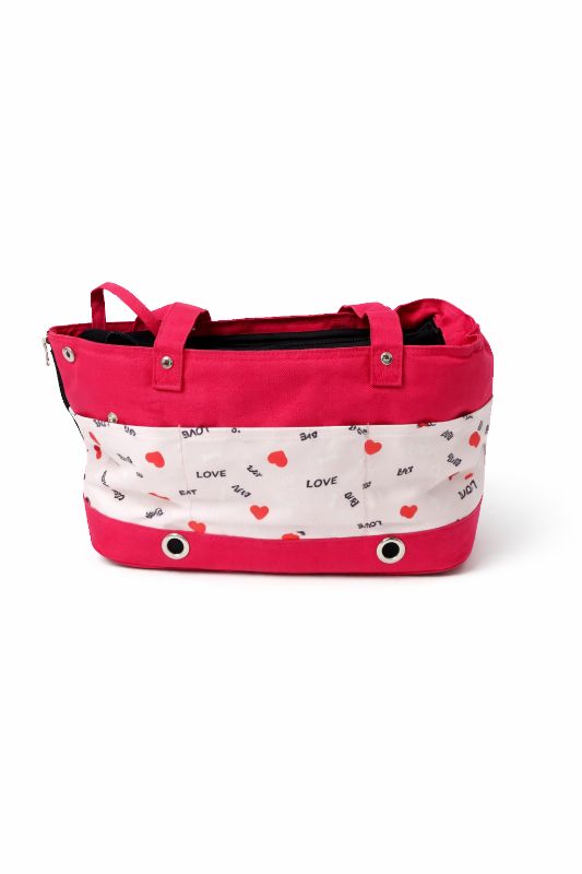 Hundetasche XS rot für kleine Hunde und Katzen 