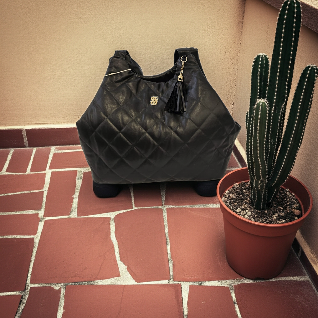 Hundetasche schwarz zum Transport für kleine Hunde und Katzen