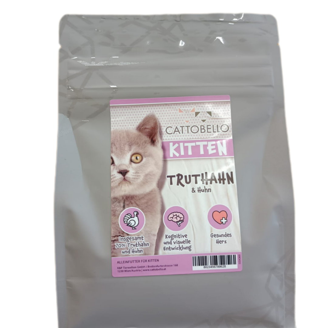 Cattobello Kitten Truthahn und Huhn