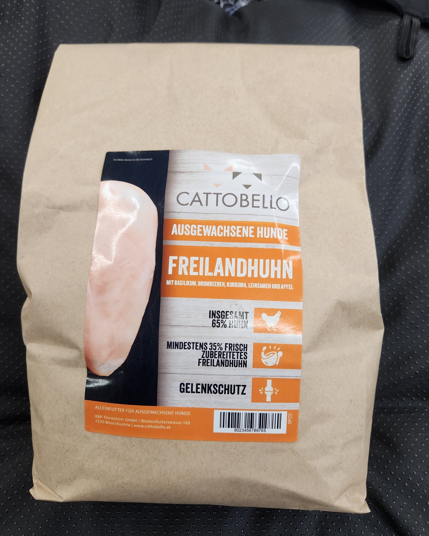 Cattobello Superfoods Freilandhuhn mit Ingwer,  Granatapfel, Grünkohl, Artischocke und Heidelbeere Adult