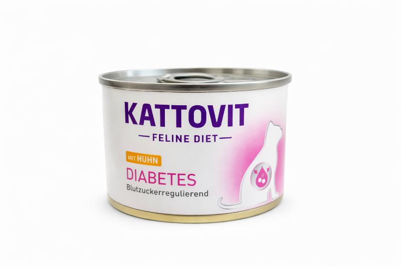 Kattovit Diabetes mit Huhn 185g Katzenfutter nass 