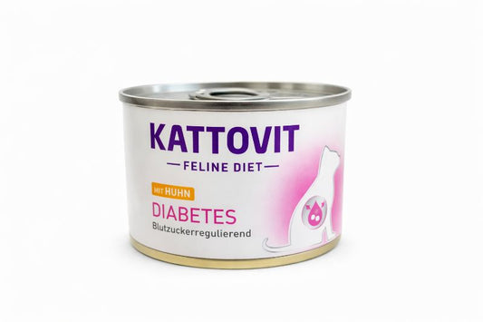 Kattovit Diabetes mit Huhn 185g Katzenfutter nass 