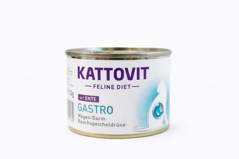 Kattovit Gastro mit Ente 85g Dose Katzenfutter nass 