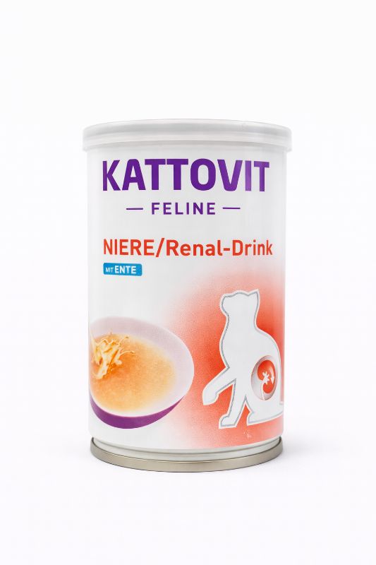 Kattovit Niere/Renal Drink mit Ente Katzenfutter flüssig 